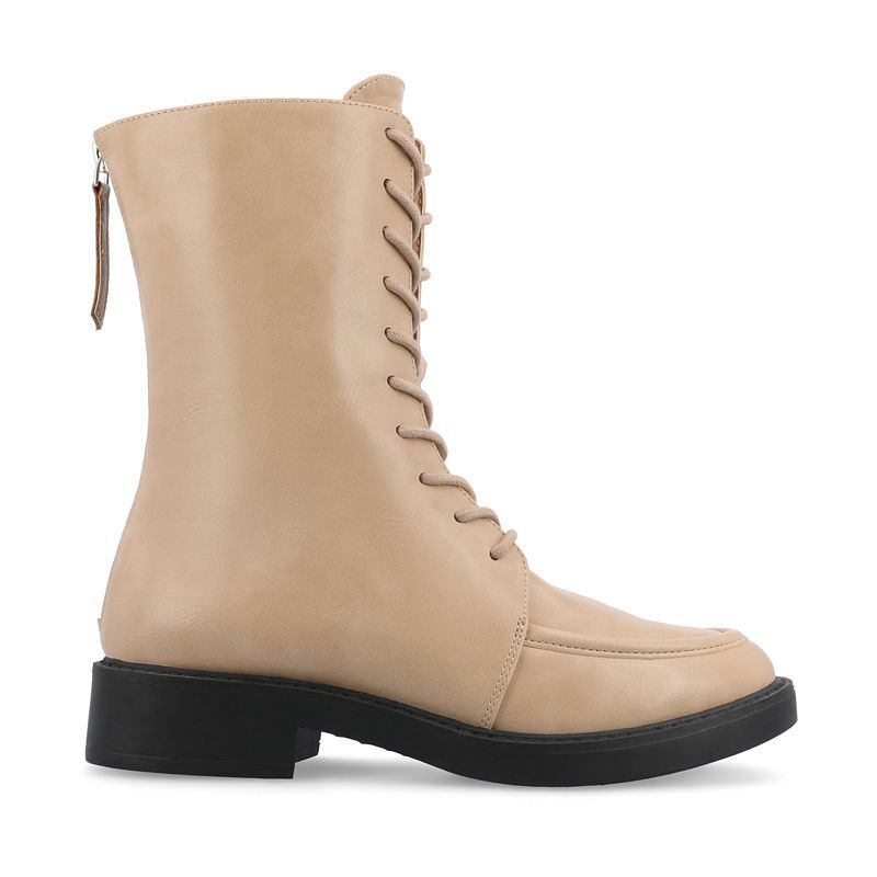 여성 레이스 업 부츠 Women's Nikks Lace Up Combat Boots 16574857 Tan