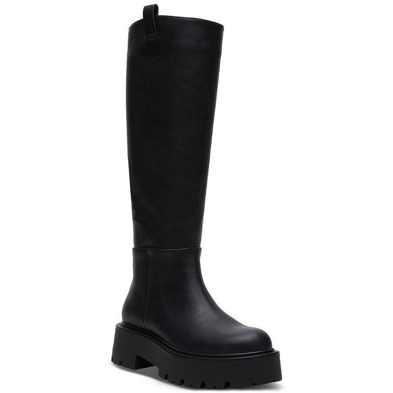 하이 부츠 Crow Lug-Sole Knee High Boots 16533348 Black
