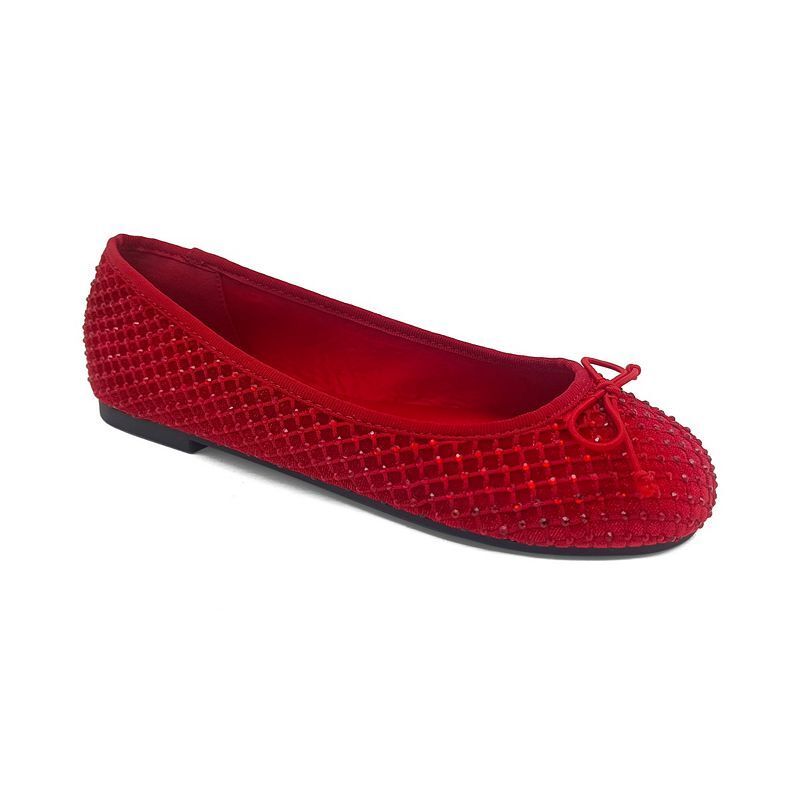 여성 메쉬 발레 플랫슈즈 Women's Palmer Mesh Ballet Flats 19802717 Red