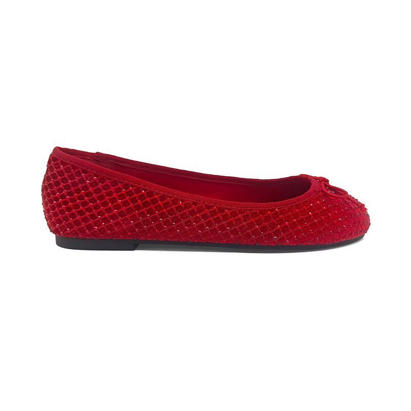 여성 메쉬 발레 플랫슈즈 Women's Palmer Mesh Ballet Flats 19802717 Red