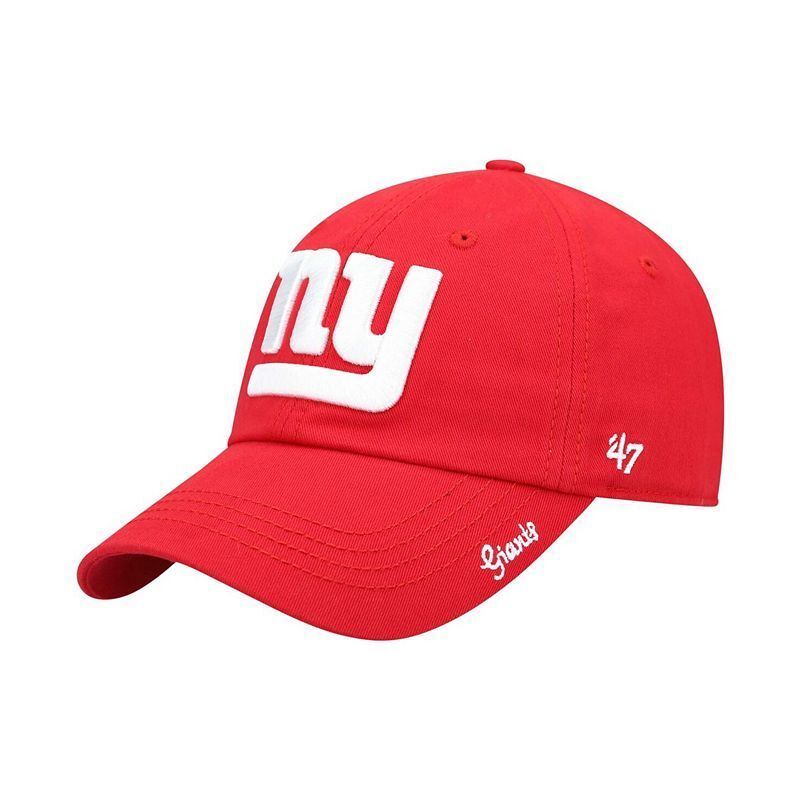여성 레드 뉴 욕 업 조절 가능 모자 Women's Red New York Giants Miata Clean Up Secondary Adjustable Hat 13377270 Red
