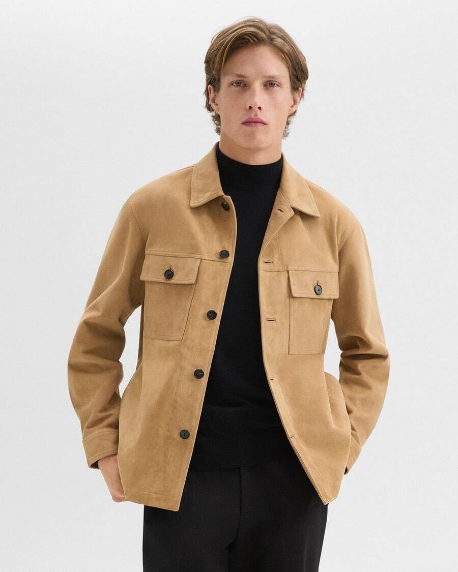 밀리터리 자켓 스웨이드 Closson Military Jacket in Suede N0970402 E92