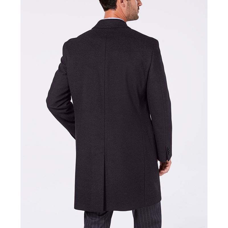 남성 Men's Classic-Fit Batten Overcoat 6446964 Grey