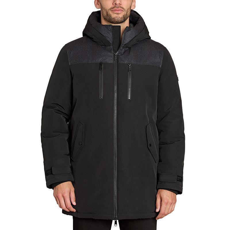 Hooded parka for men on sale