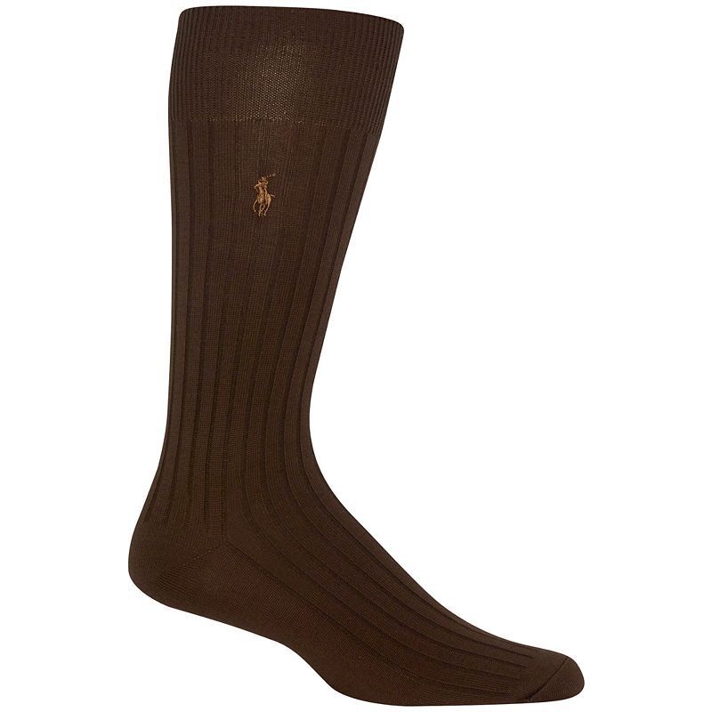 남성 자수 바지 삭스 Men's Embroidered Trouser Socks 4507992 Brown