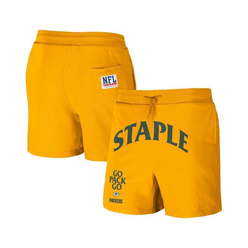 Yellow fleece shorts new arrivals