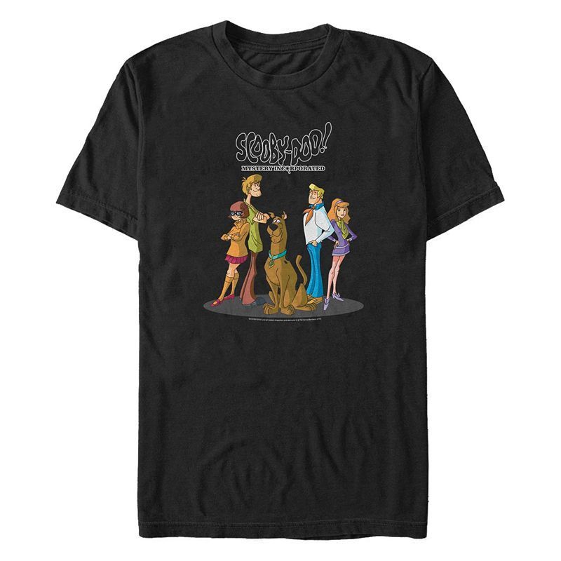 남성 숏 슬리브 티셔츠 Men's Scooby Doo Mystery Gang Group Short Sleeve T-shirt 11569566 Black