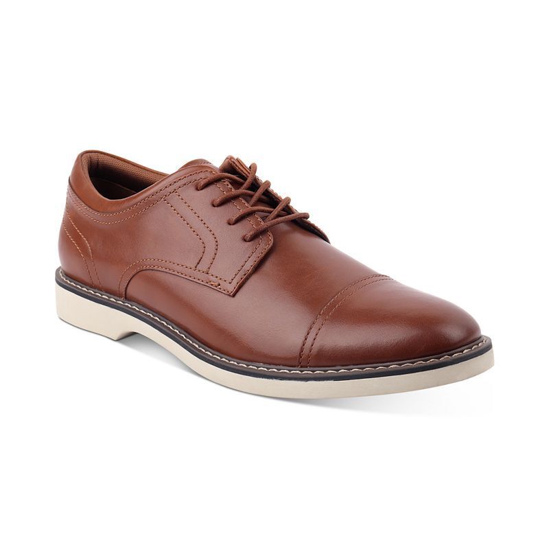 남성 모자 옥스포드 드레스 슈즈 Men's Theo Cap Toe Oxford Dress Shoe, Created for Macy's 13465268 Brown