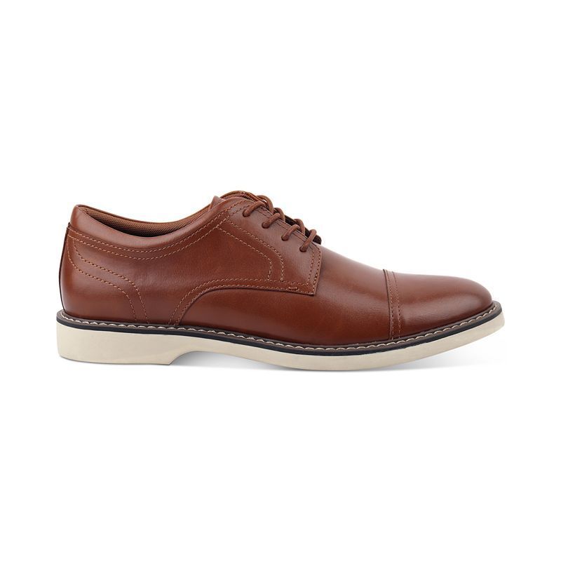남성 모자 옥스포드 드레스 슈즈 Men's Theo Cap Toe Oxford Dress Shoe, Created for Macy's 13465268 Brown