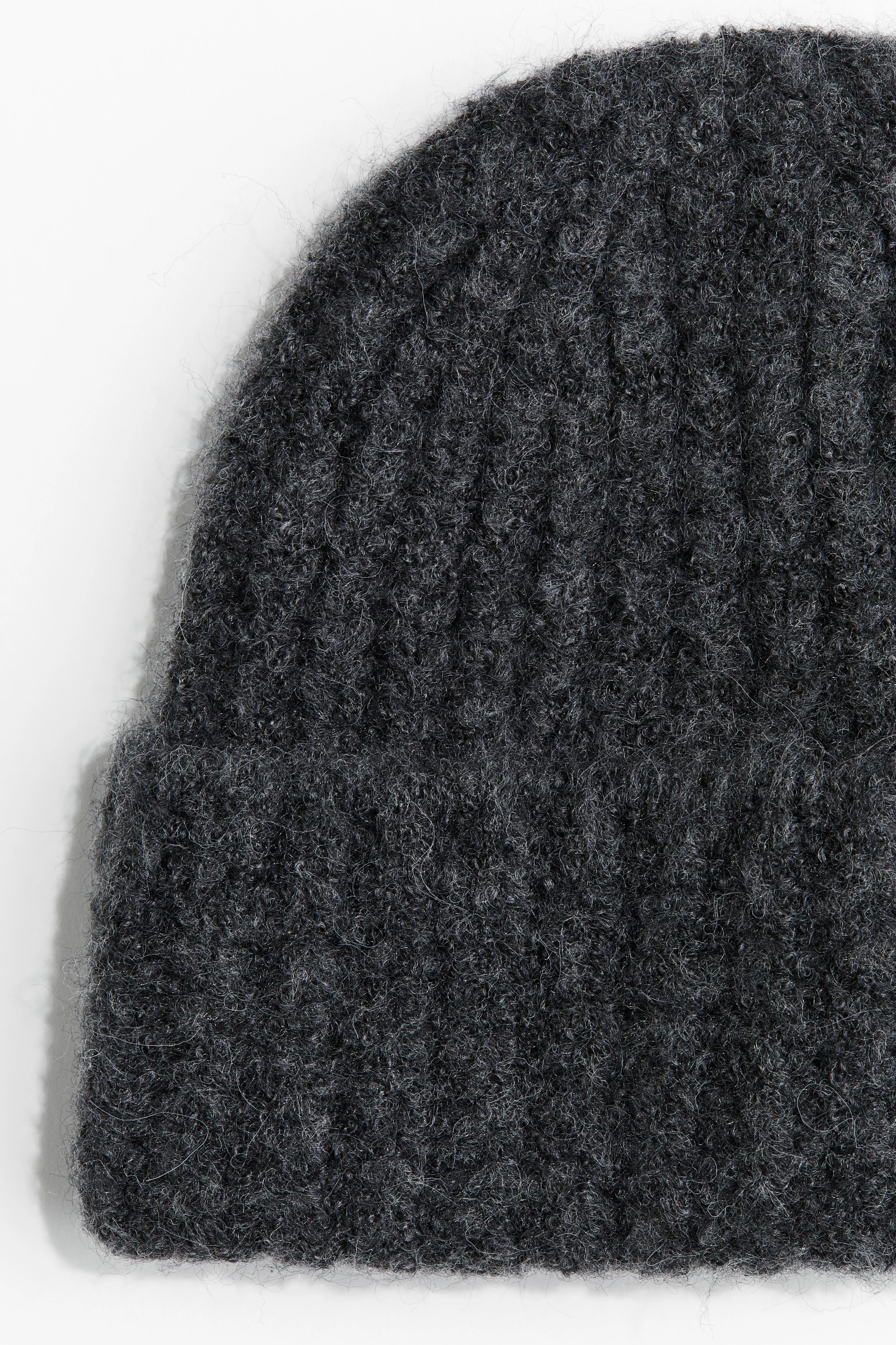 골지 니트 비니 Rib-knit beanie 1264536004