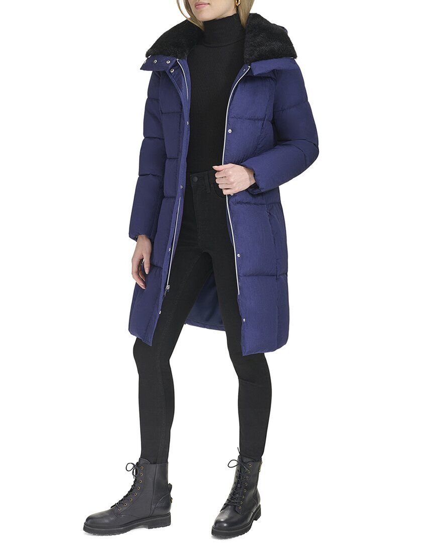 코트 Cole Haan Shimmer Channel Coat 1411308195