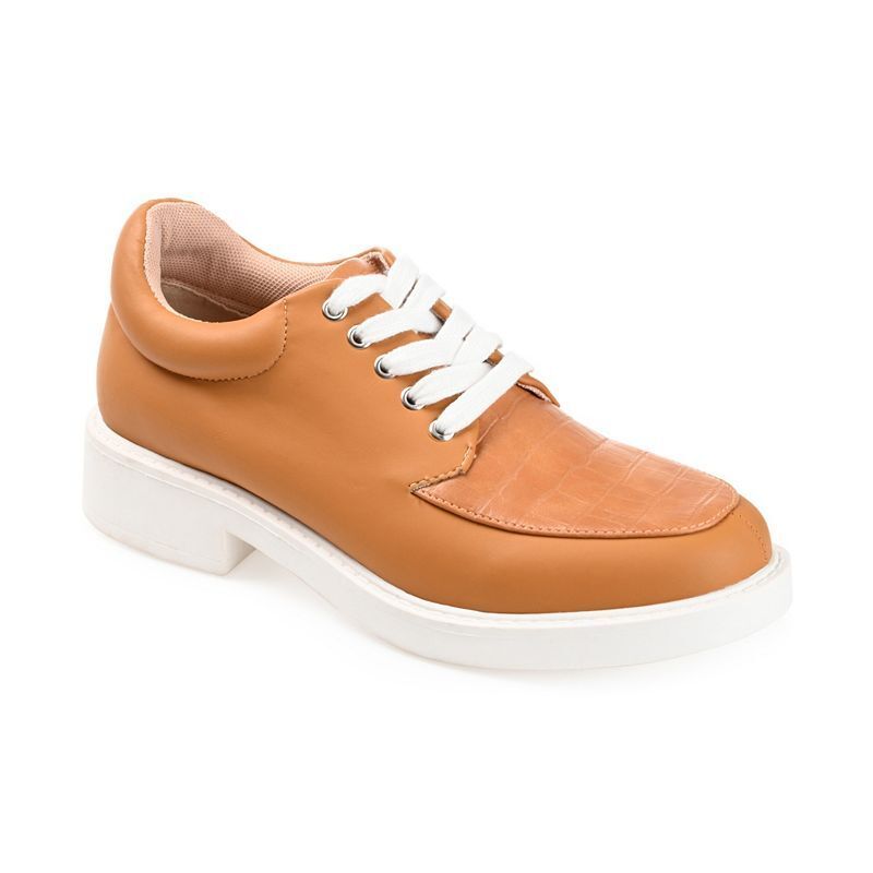 여성 레이스 업 Women's Aliah Lace Up Oxfords 12944470 Tan