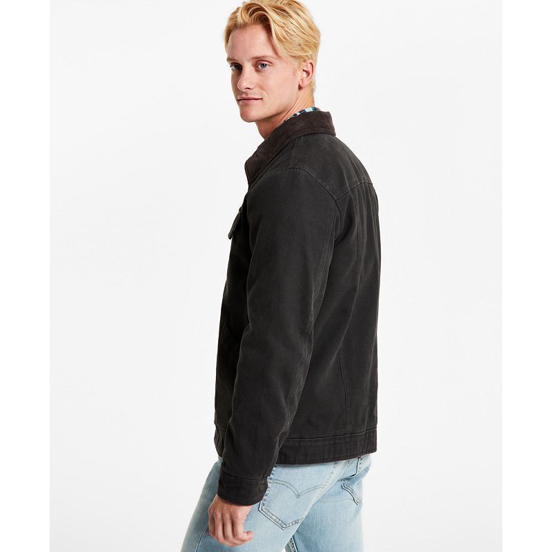 남성 코튼 캔버스 집업 유틸리티 자켓 Levi’s® Men's Cotton Canvas Zip-Front Utility Jacket 16253418 Olive