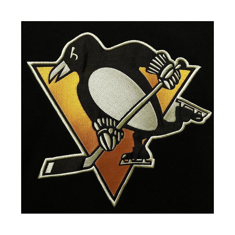 남성 마리오 블랙 플레이어 숫자 풀오버 후디 Men's Mario Lemieux Black Pittsburgh Penguins Retired Player Name and Number Lacer Pullover Hoodie 15471240 Black