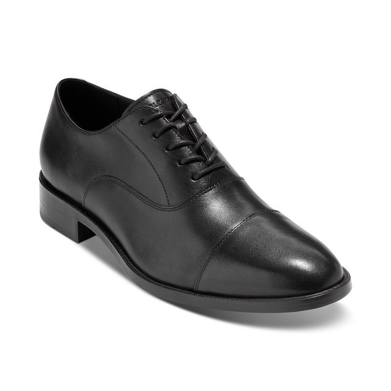 남성 레이스업 옥스포드 드레스 신발 Men's Hawthorne Lace-Up Cap-Toe Oxford Dress Shoes 17582760 Black