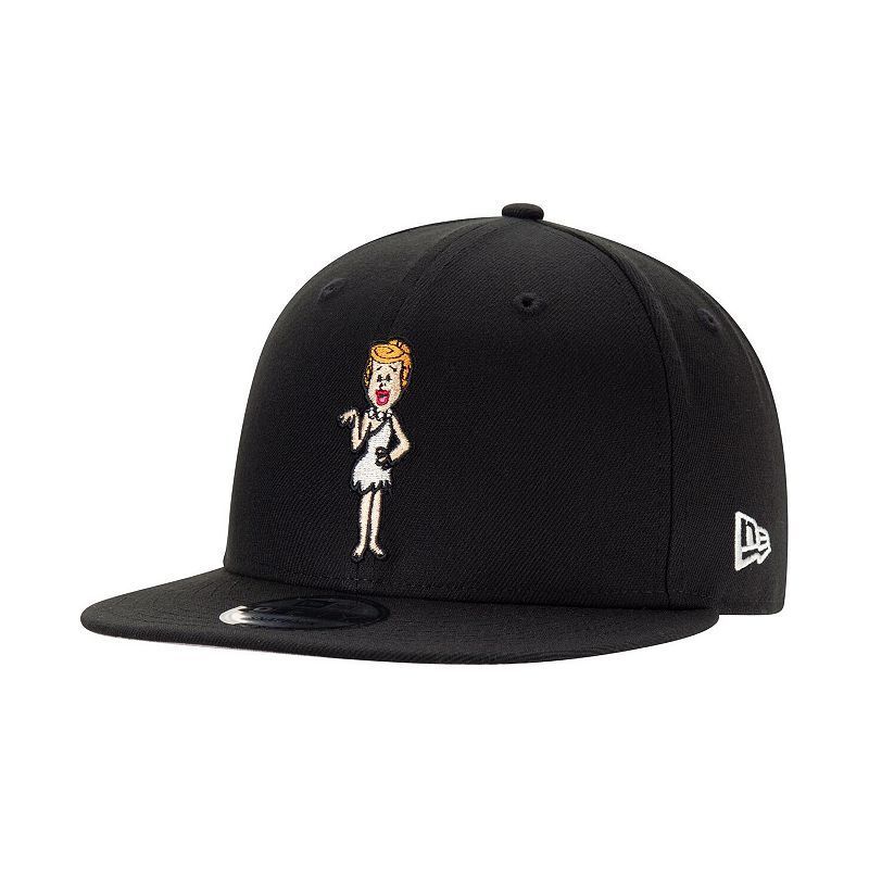 남성 블랙 더 스냅백 조절 가능 모자 Men's Black The Flintstones Wilma 9FIFTY Snapback Adjustable Hat 14146002 Black
