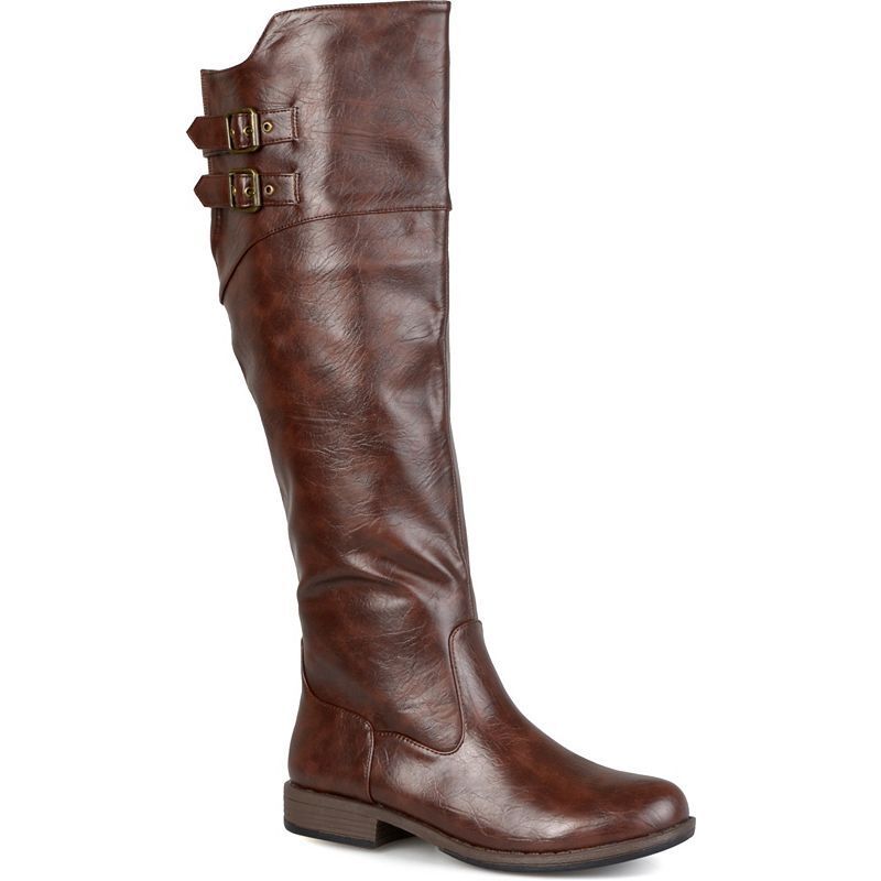 여성 와이드 하이 부츠 Women's Tori Wide Calf Knee High Riding Boots 10178376 Chestnut