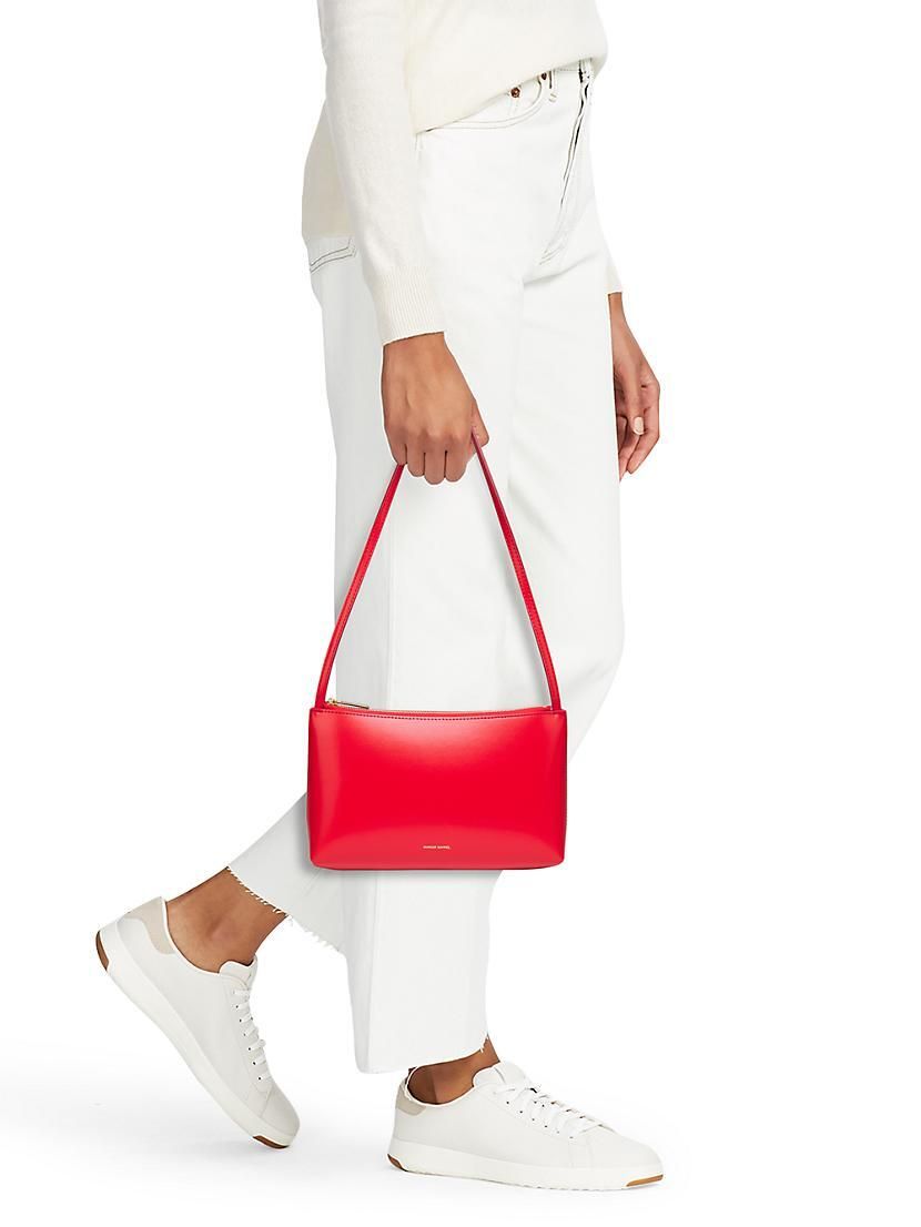 가이아 가죽 숄더 가방 Gaia Leather Shoulder Bag 0400021305821 POPPY