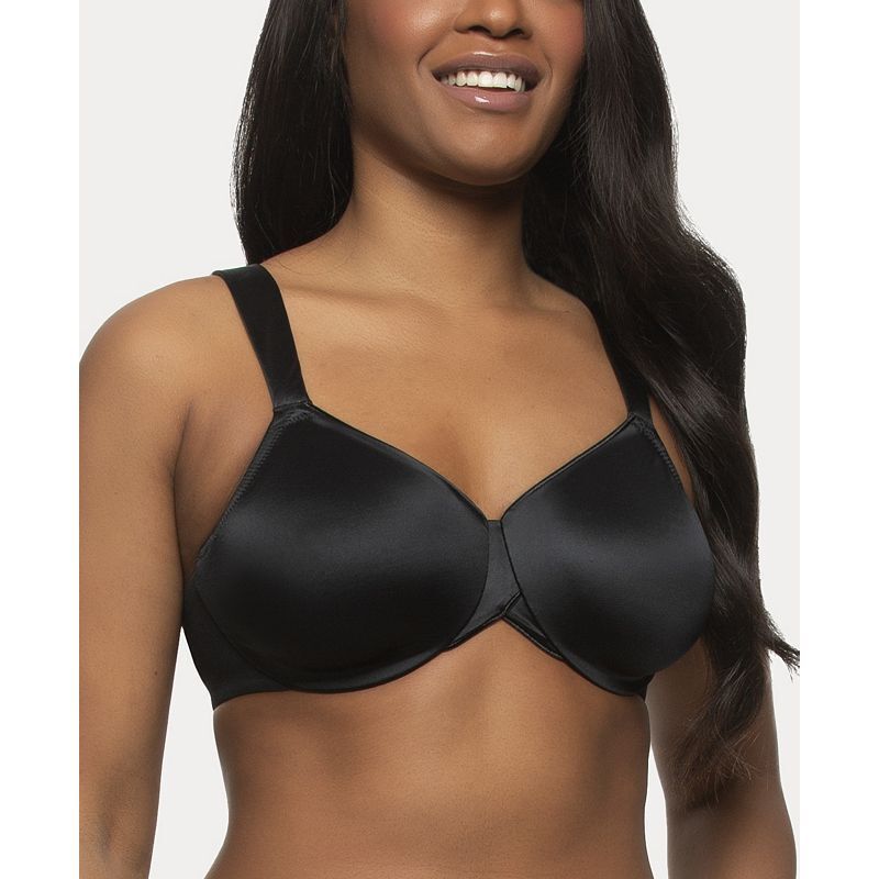 여성 스텔라 새틴 브라 Women's Stellar Satin Unlined Underwire Bra 19524110 Black