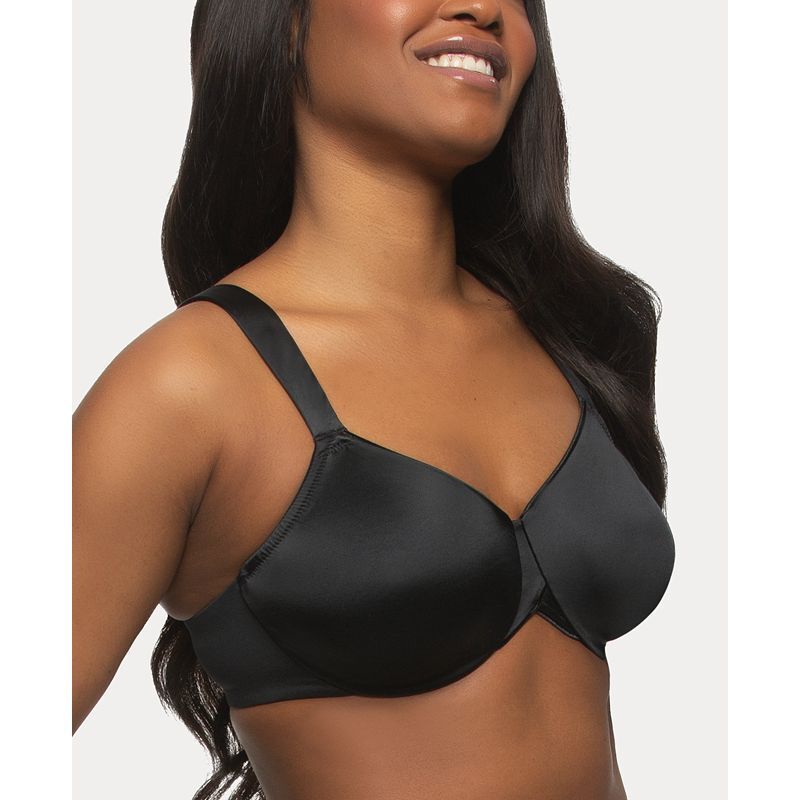 여성 스텔라 새틴 브라 Women's Stellar Satin Unlined Underwire Bra 19524110 Black