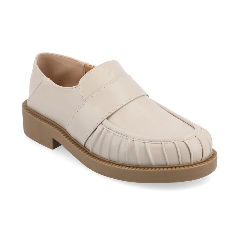 여성 슬립 로퍼 플랫슈즈 Women's Lakenn Slip On Loafer Flats 17794906 Stone