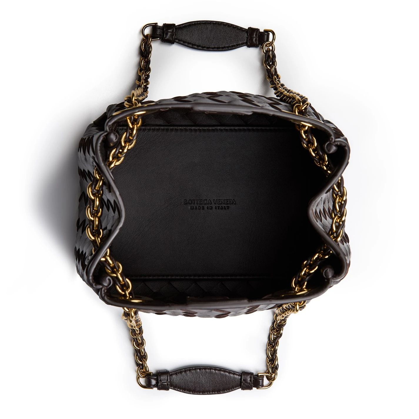 보테가베네타(Bottega Veneta) | 스몰 체인 숄더 가방 Small Parachute Chain Shoulder Bag  886098 Fondant Brass | 트렌비