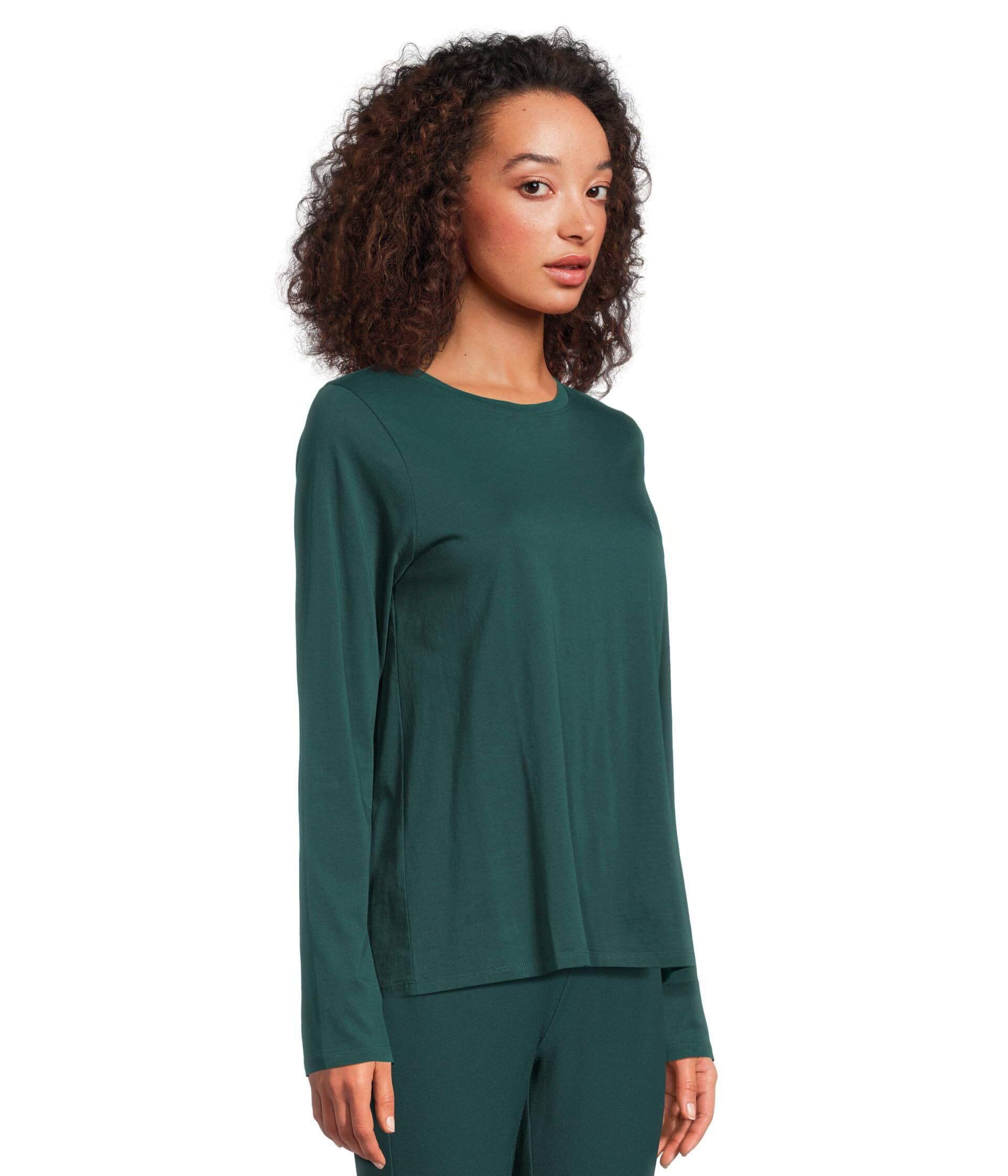 라운드 넥 롱 슬리브 티셔츠 Round Neck Long Sleeve Tee 9992825 5393