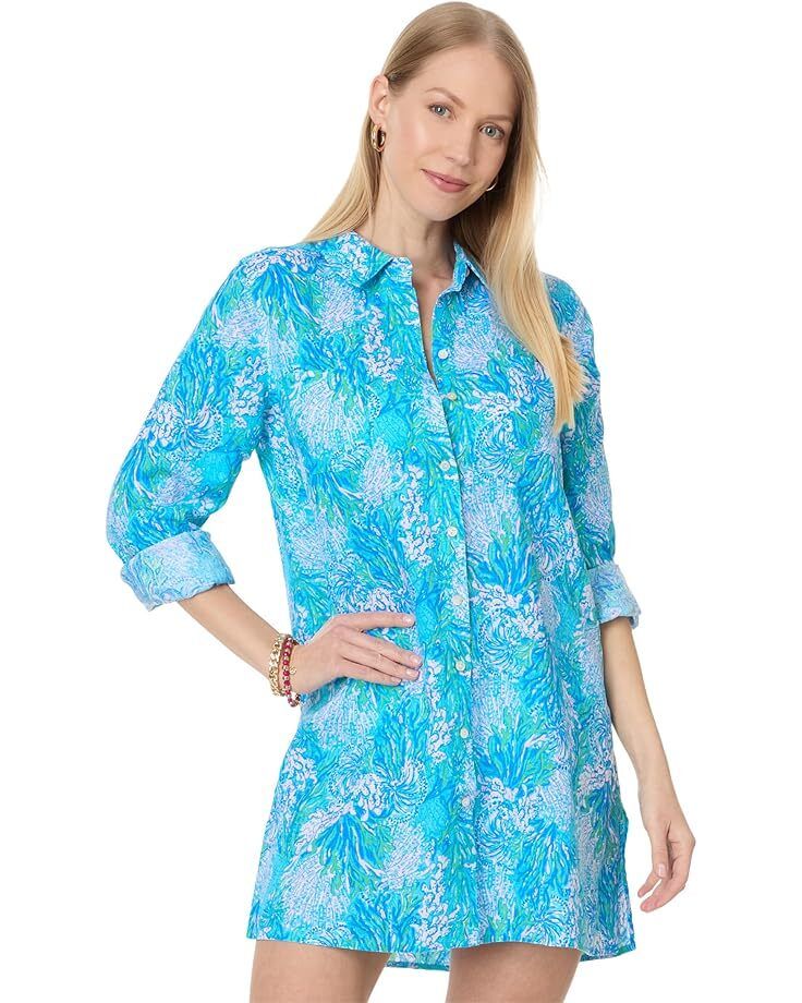 여성 씨 뷰 커버 업 Women's Lilly Pulitzer Sea View Cover Up  99688111088781