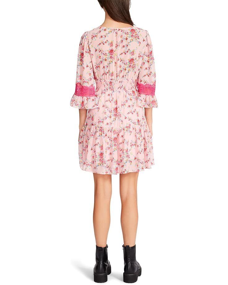 여성 프린팅 드레스 Women's Betsey Johnson Bush Gardens Printed Georgette Dress  9857119112724