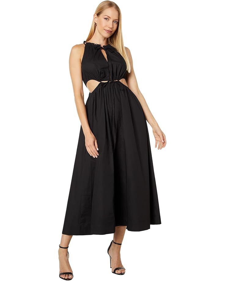 여성 문 미디 드레스 Women's MOON RIVER Cutout Midi Dress  97844593