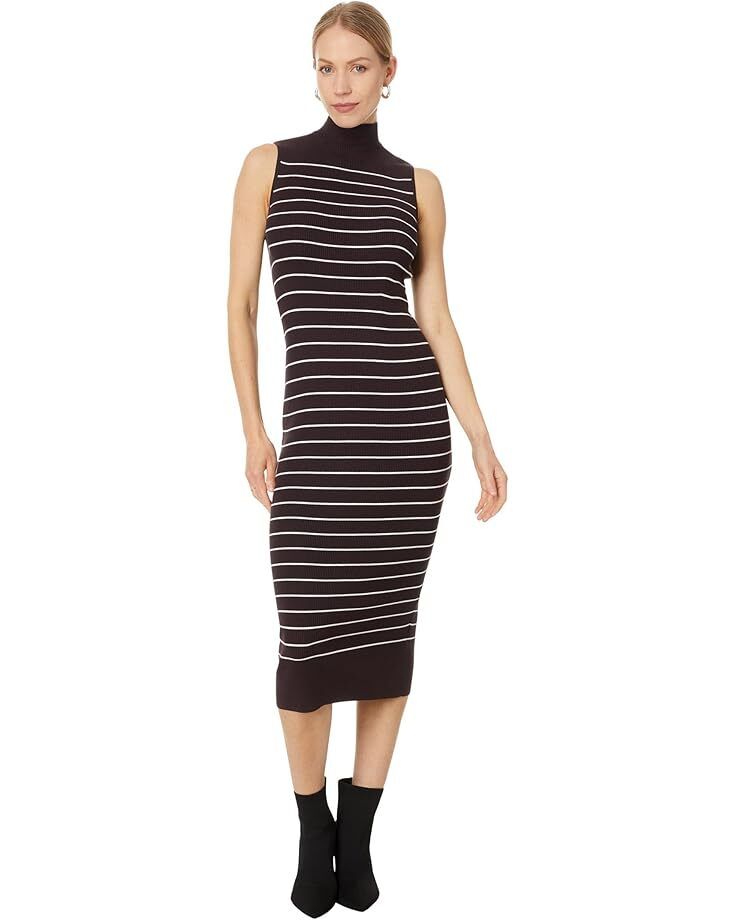 여성 스트라이프 Women's Madewell Mandrell Sweaterdress Stripe - Snowy  9987524359