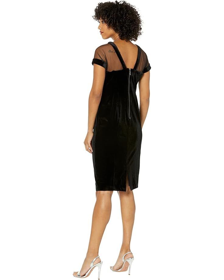 여성 런던 벨벳 드레스 Women's Maggy London Velvet Illusion Dress  98066743