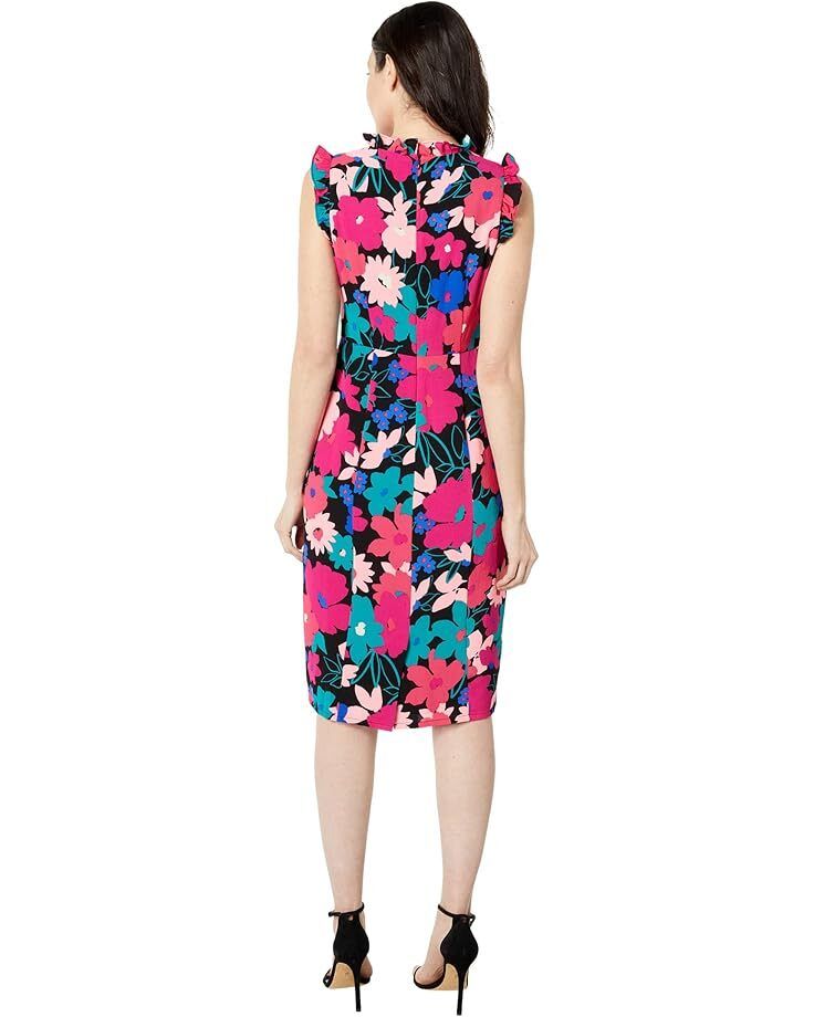 여성 런던 디테일 시스 드레스 Women's Maggy London Ruffle Detail Sheath Dress  985989184801