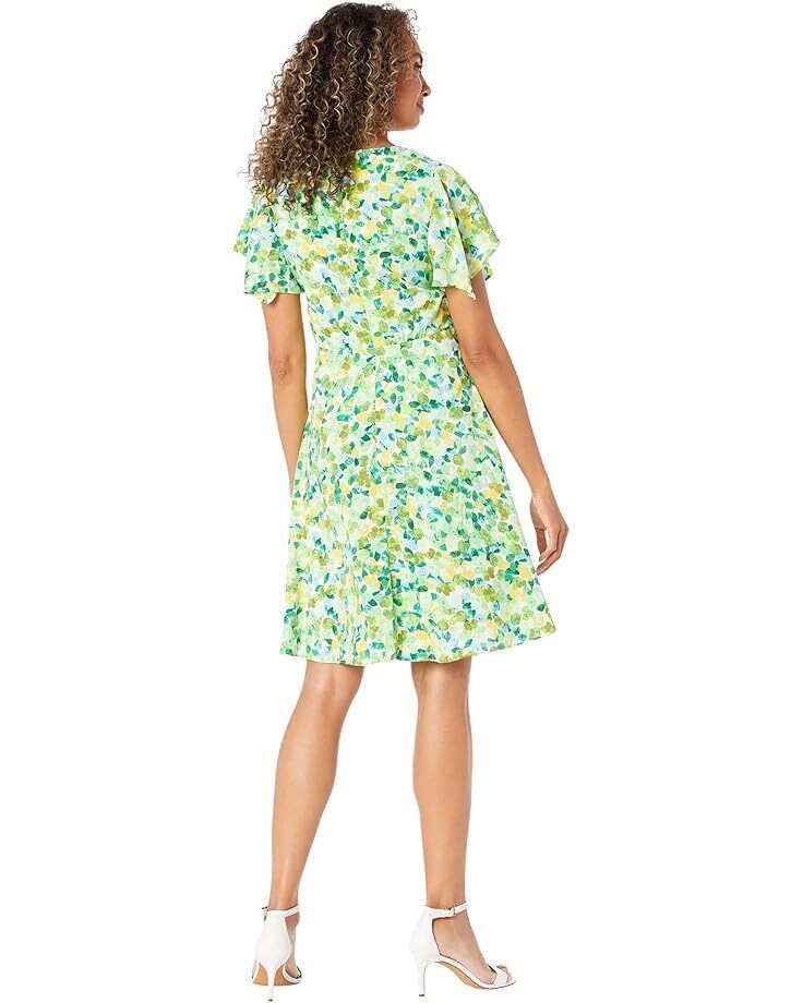 여성 런던 슬리브 미니 드레스 타이 Women's Maggy London Flutter Sleeve Mini Dress with Tie Waist  9735720994515