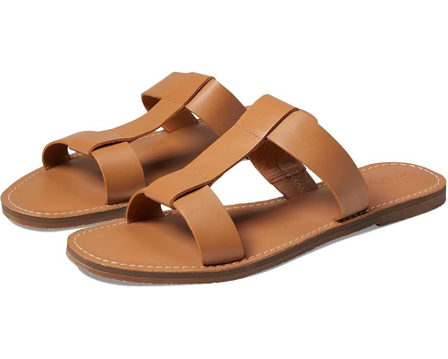 여성 더 슬리퍼 샌들 Women's Madewell The Boardwalk T-Strap Slide Sandal  9880078675816