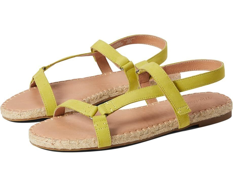 여성 더 에스파드류 샌들 누벅 가죽 Women's Madewell The Hallie Espadrille Sandal in Nubuck Leather  98035561019642