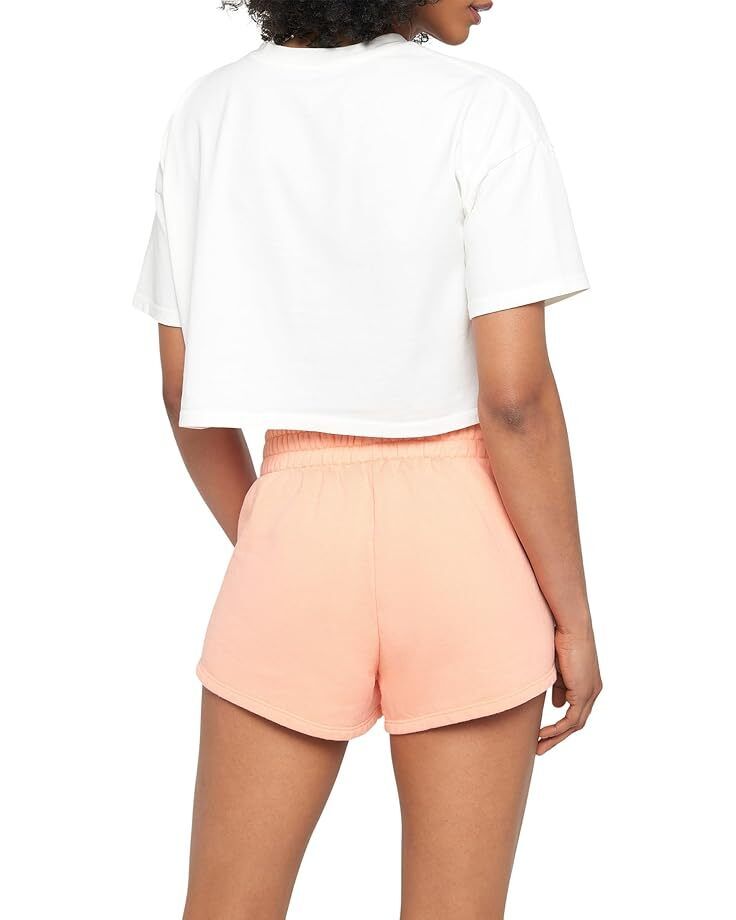 여성 스마일리 크롭 티셔츠 Women's Spiritual Gangster Sun Smiley Kaylee Crop Tee  999017614