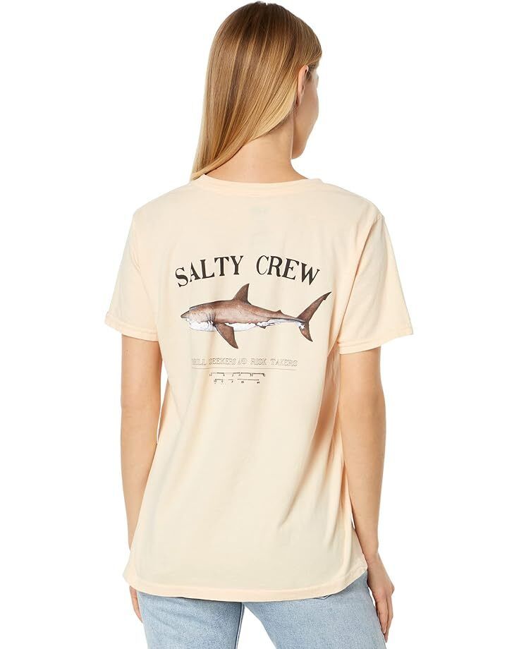 여성 크루넥 보이프랜드 숏 슬리브 티셔츠 Women's Salty Crew Bruce Boyfriend Short Sleeve Tee  961679927064