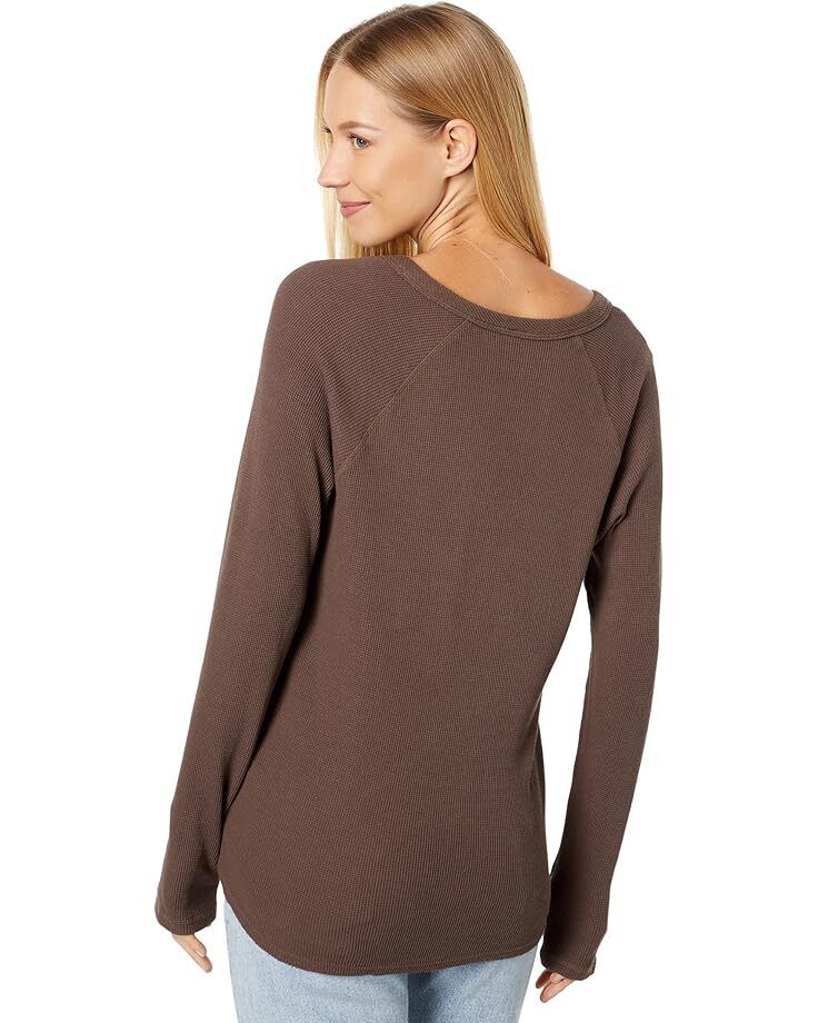 여성 티셔츠 Women's bobi Los Angeles Split-Neck Raglan Tee  981215225316