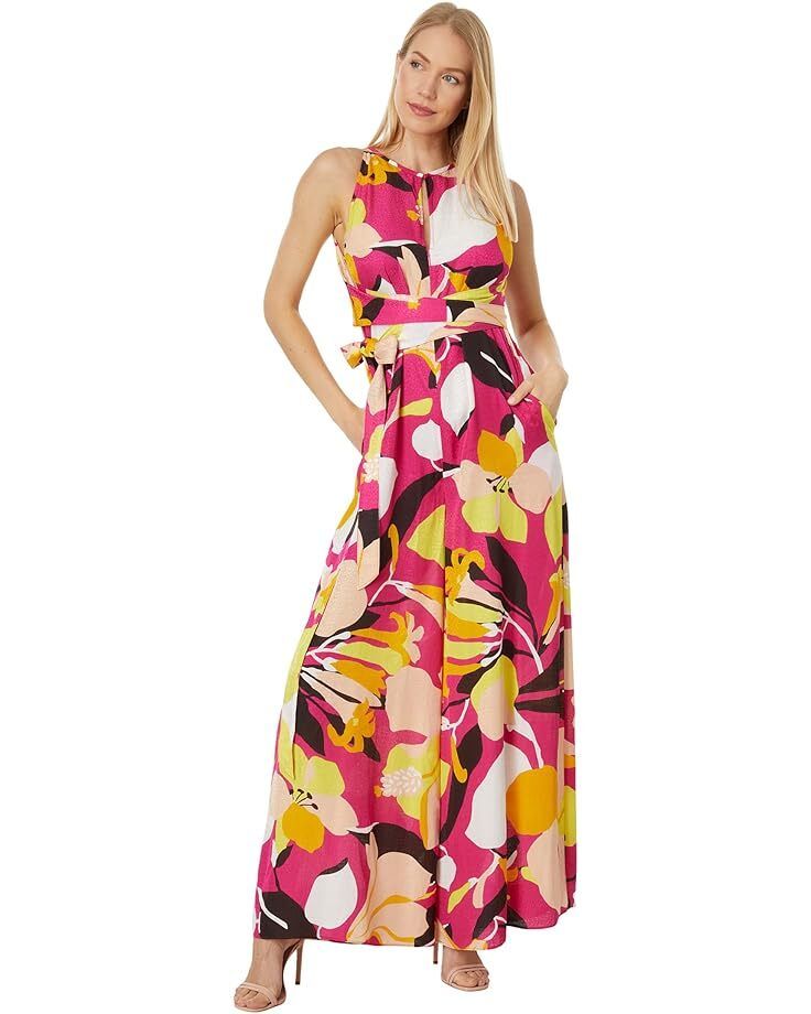 여성 베이커 홀터넥 점프수트 랩 디테일 Women's Ted Baker Molliah Halterneck Jumpsuit with Wrap Bodice Detail  989092649841