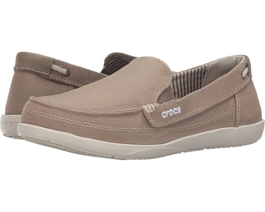 여성 캔버스 로퍼 Women's Crocs Walu Canvas Loafer  9901766393483