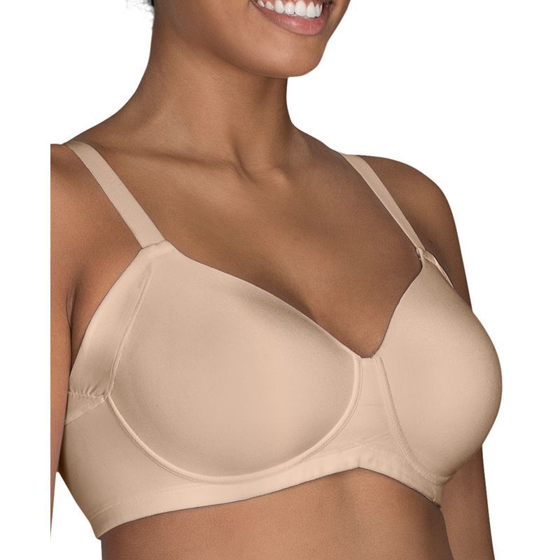 여성 풀 사이드 백 브라 Women's Beauty Back® Full Figure Wirefree Extended Side and Back Smoother Bra 71267 10517104 Damask Neutral (Nude 5)