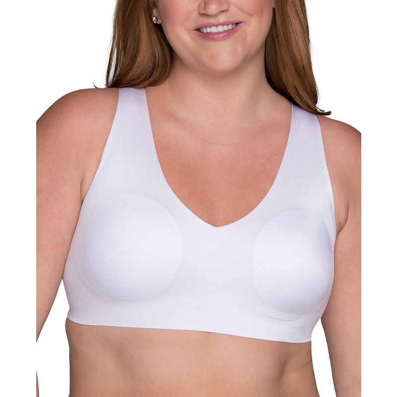 여성 스무스 브라 Women's Beyond Comfort® Sleek & Smooth Wireless Bra 72037 15406523 Star White