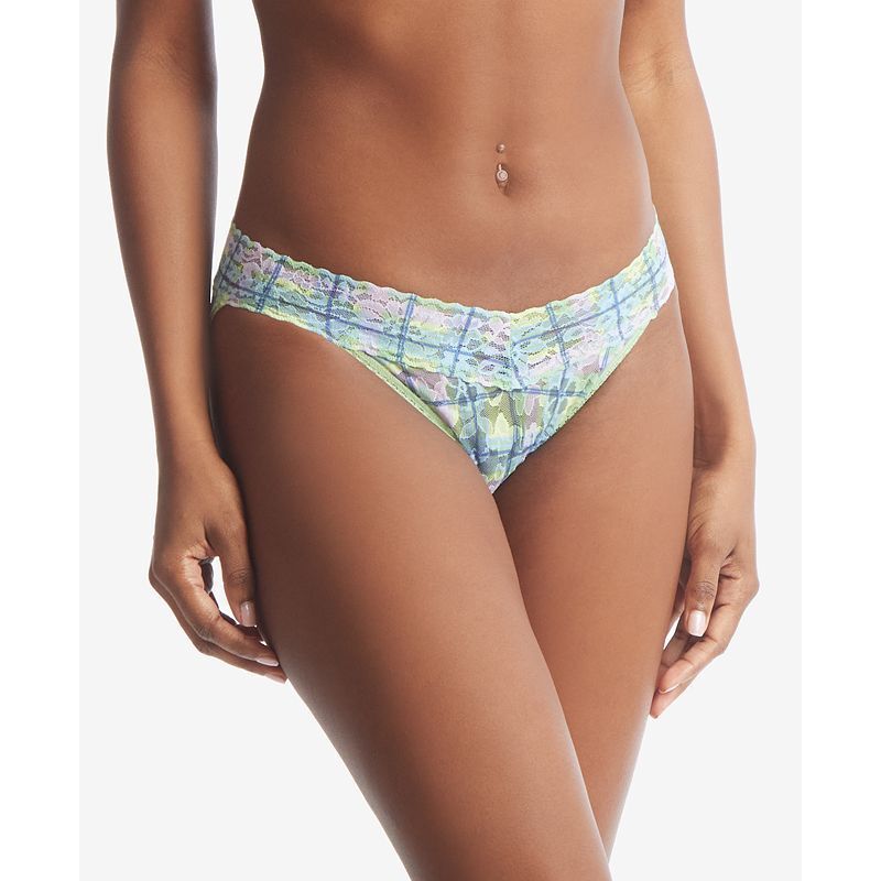여성 프린팅 레이스 Women's Printed Daily Lace V-Kini Underwear 15865612 Hazy Morning
