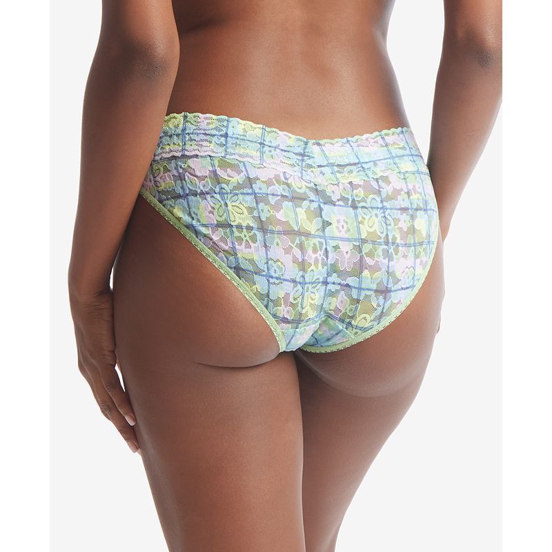 여성 프린팅 레이스 Women's Printed Daily Lace V-Kini Underwear 15865612 Hazy Morning