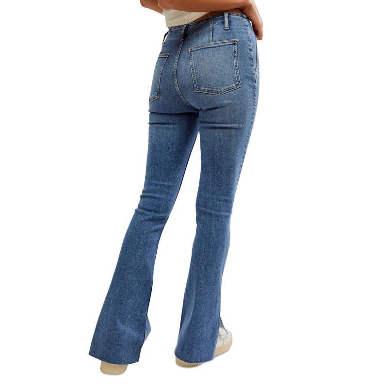여성 업 미드 라이즈 슬릿 부츠컷 데님 Women's Level Up Mid-Rise Slit Bootcut Jeans  18352933 Sunburst Blue