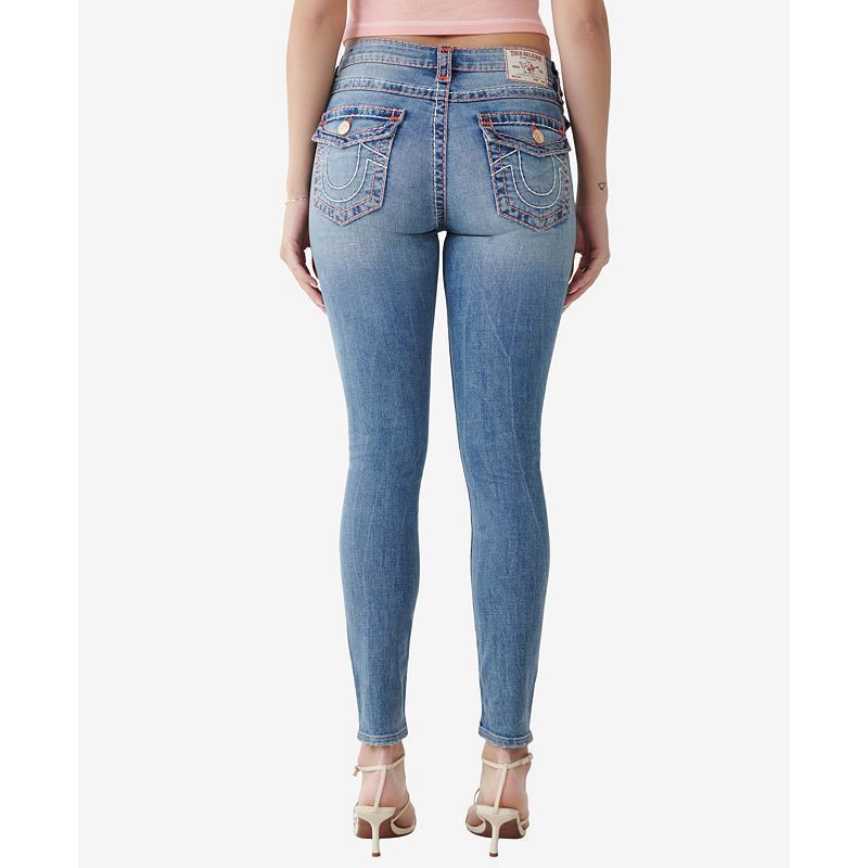 여성 수퍼 스키니 t 데님 Women's Halle Super Skinny Super T Jeans 15705213 California Poppy