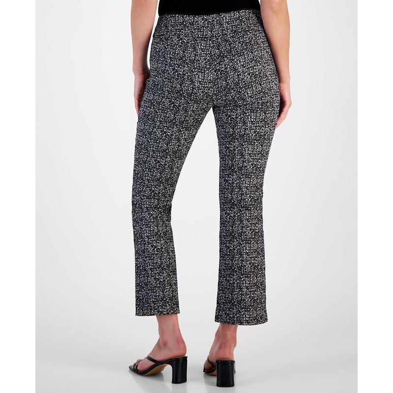 쁘띠 미드 자카드 팬츠 Petite Mid Rise Mini-Bootcut Jacquard Pants, Created for Macy's  18215072 Texture Jacquar