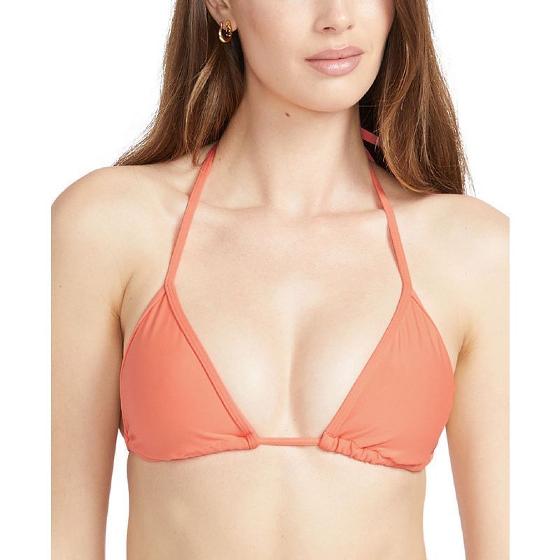 심리스 트라이앵글 비키니 탑 Juniors' Simply Seamless Triangle Bikini Top 19804047 Electric Coral