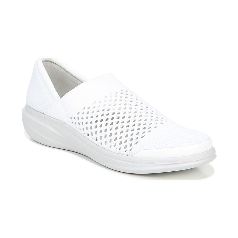 여성 슬립 온 Women's Charlie Washable Slip Ons 10519589 White Fabric